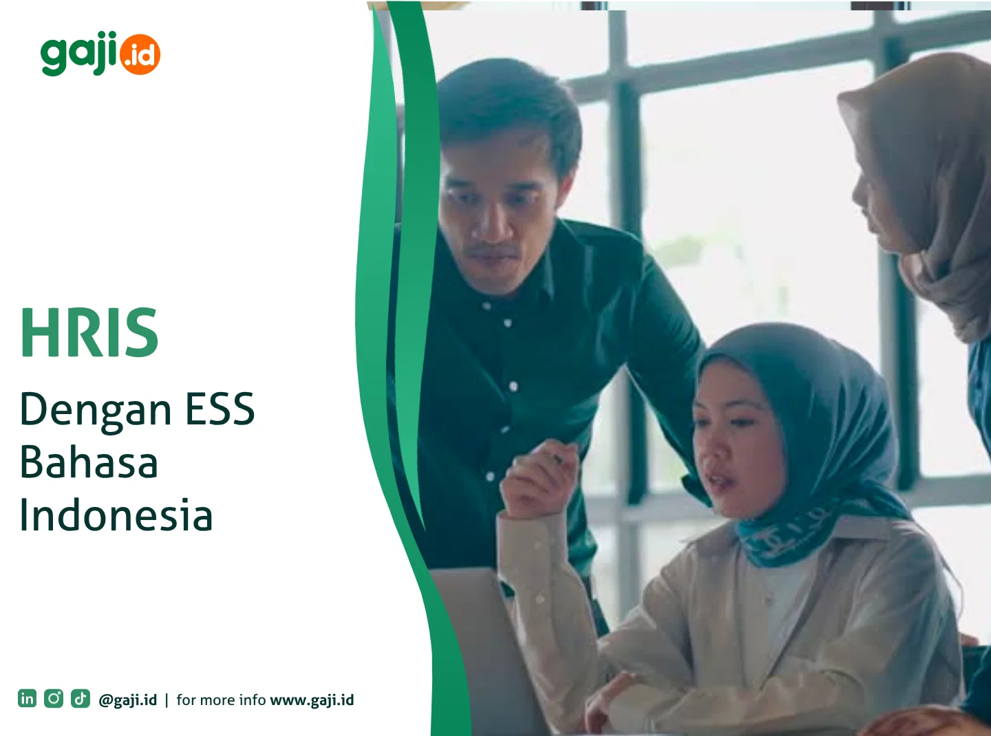 HRIS dengan Fitur Employee Self Service Bahasa Indonesia