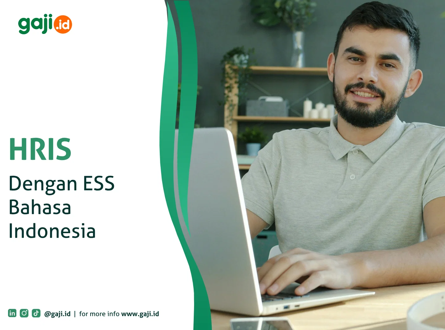 HRIS dengan Fitur Employee Self Service Bahasa Indonesia